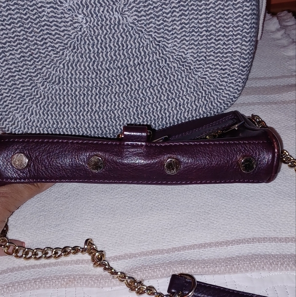 LADIES BAG BURGUNDY CLOUR  LEATHER. - Picture 5 of 7
